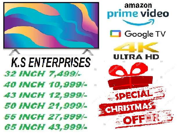 55 inch smart QLED @ 27998/- only with Bluetooth,inbuilt voice command