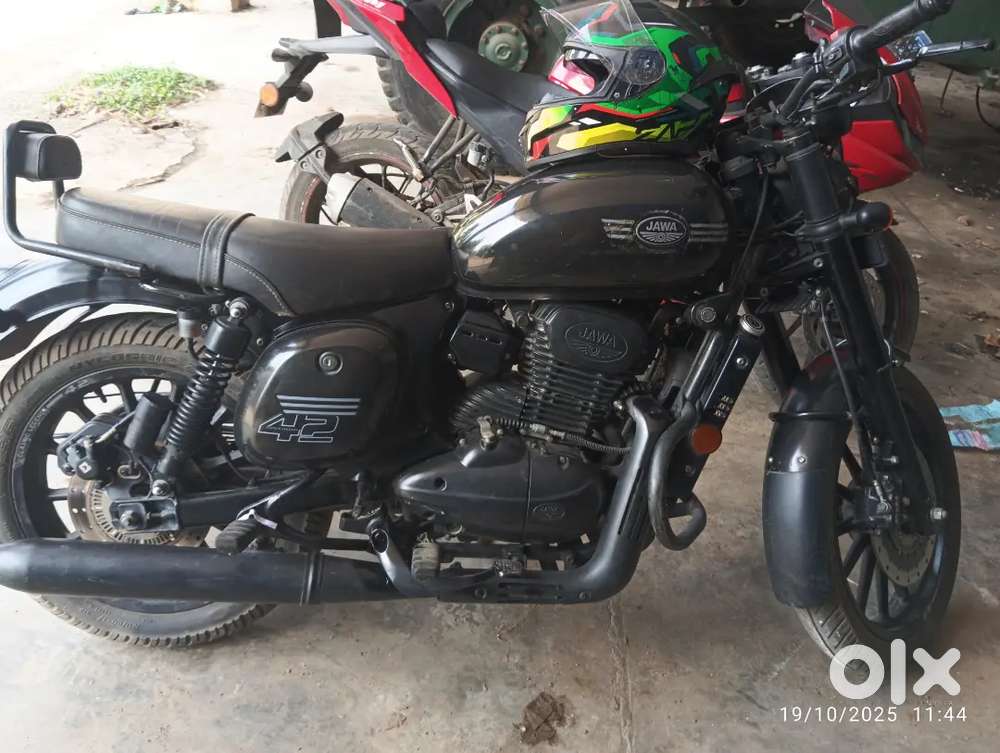 A bike is in good condition