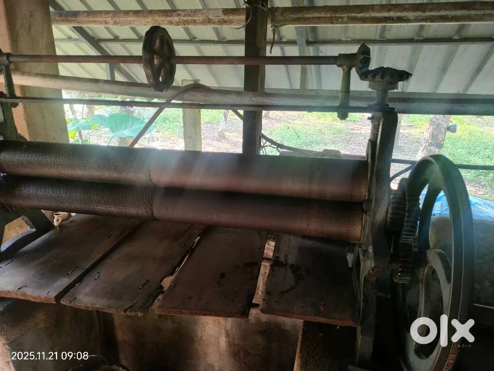 Rubber rolling machine&smoke house