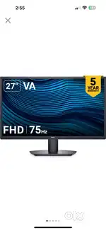 Dell 27inch monitor 4 year warranty