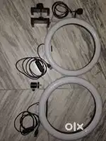 Complete Ring Light Kit with Tripod Stand, Mic & Mobile Holder