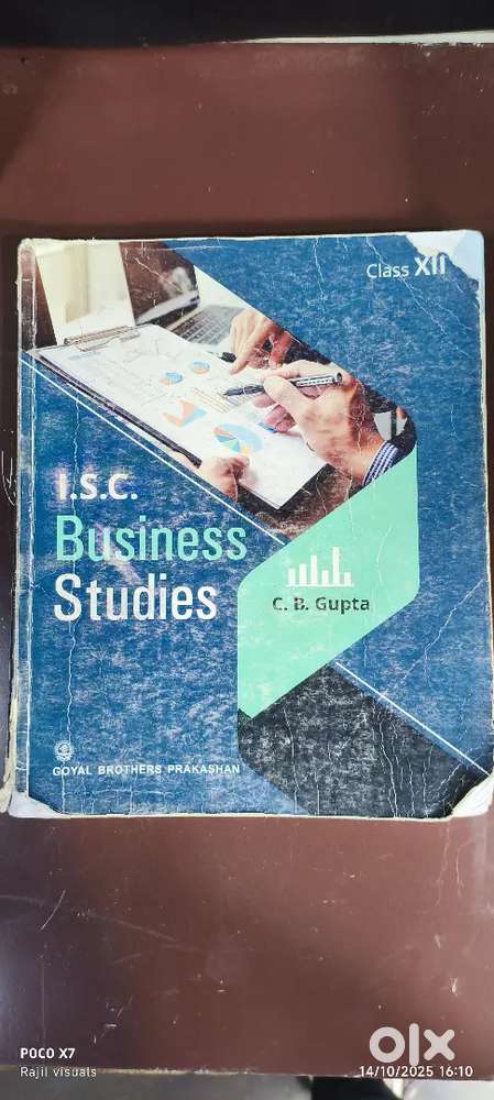 I.S.C. Business Studies Textbook for Class 12,Goyal Brothers Prakashan