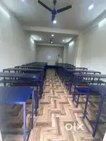 School iron 3 seater bench desk set