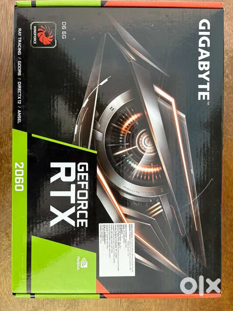 GIGABYTE Geforce 2060 6 GB - Gpu for pc