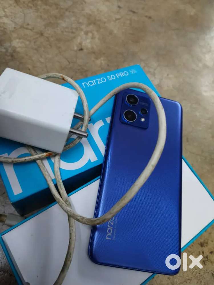 Realme narzo 50 pro all original bil box chrgr complete top condition