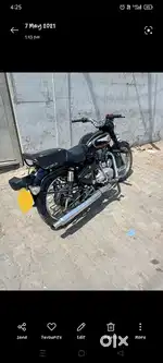Best class royal enfield 1st owner and new tyre. New battery new seat