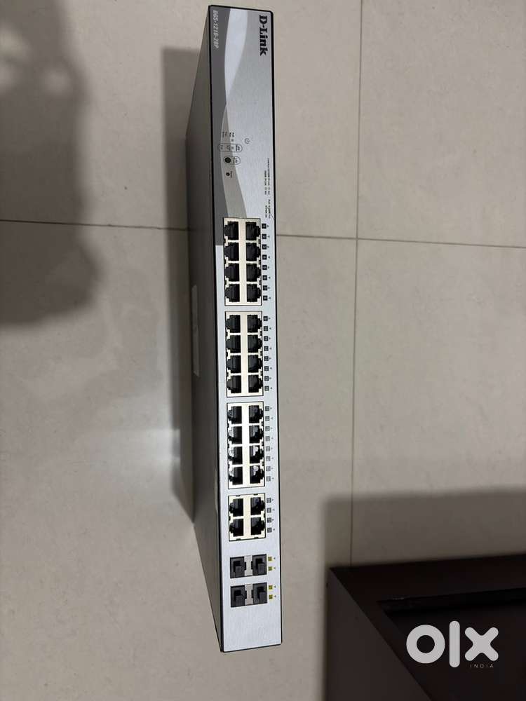 D-Link DGS-1210-28P PoE Managed Switch  6 Months Used