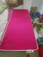 Bed with mattress