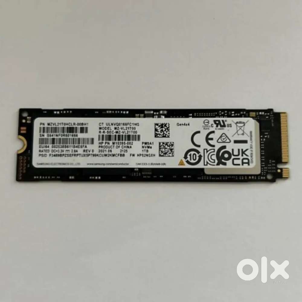 Nvme ssd 1tb samsung gen 4×4 unused