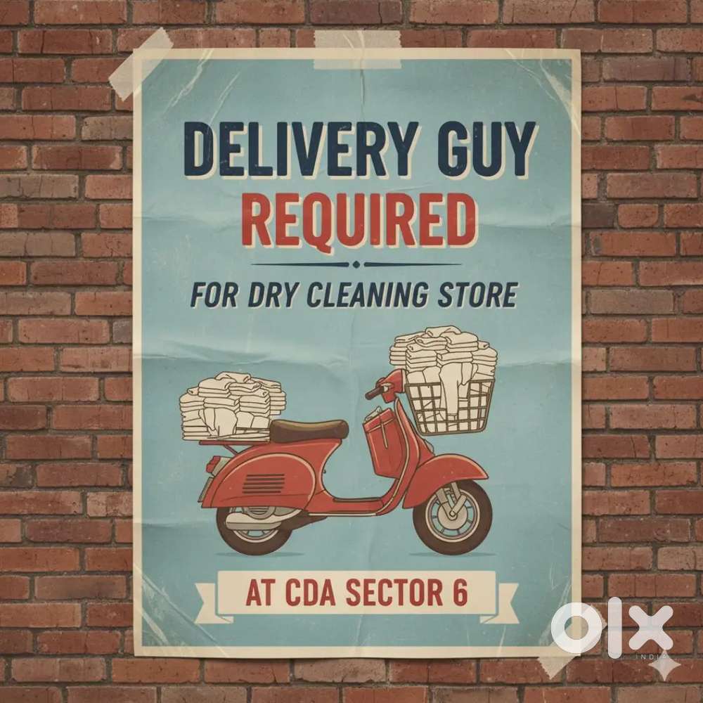 Delivery Person for Dry Cleaning Store