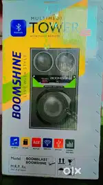 Bluetooth speaker 10 inch 30 inch hight with box  remote new Bass dj