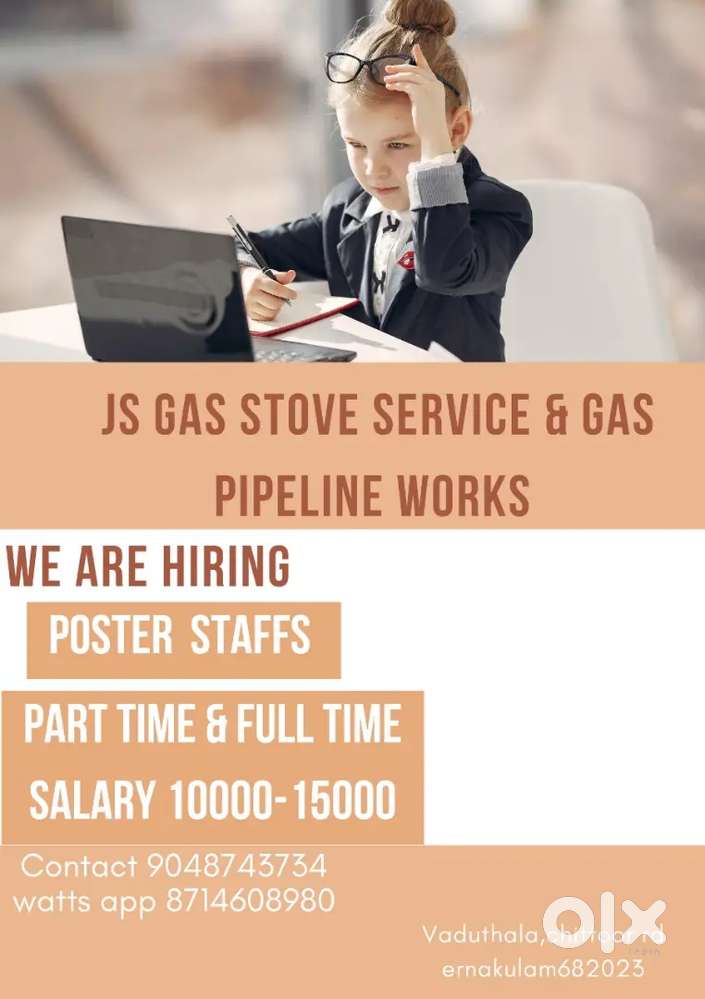 Poster staffs full time /part time