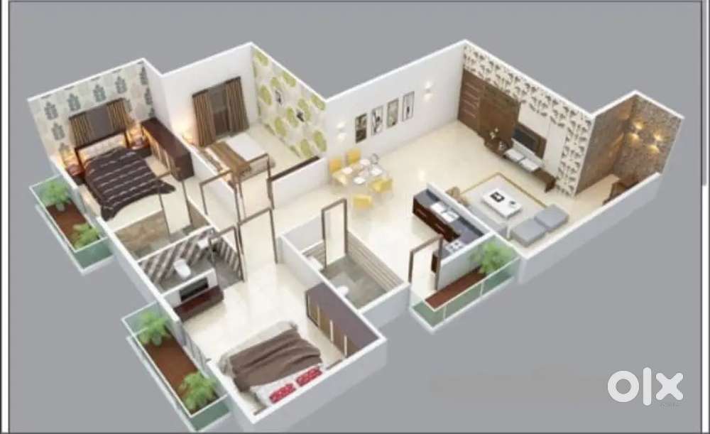 @Karmyogi Nagar 1820 sqft 3bhk flat for sale