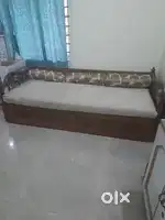 Wooden sofa cum bed