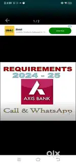 REQUIREMENTS FOR MALE AND FEMALE CANDIDATE IN BANKING SECTOR