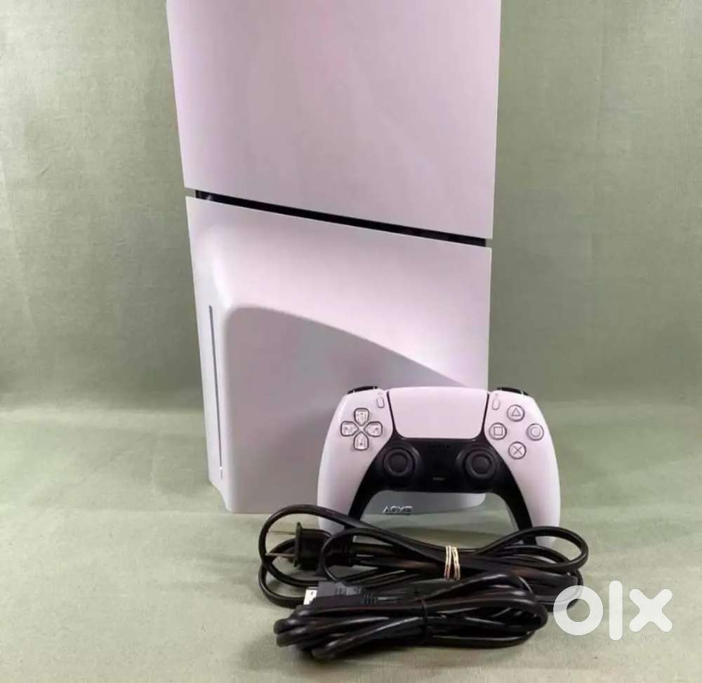Sony Playstation 5 Slim 1TB with Disk Drive, Controller, Cables