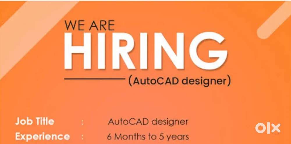 Hiring AutoCAD Designer – Architecture / Civil