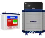Luminous Zelio+1100 sine wave inverter 150AH battery with Trolly