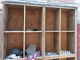 Wooden racks and counter for shop for sale