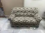 Sofa set with cushions