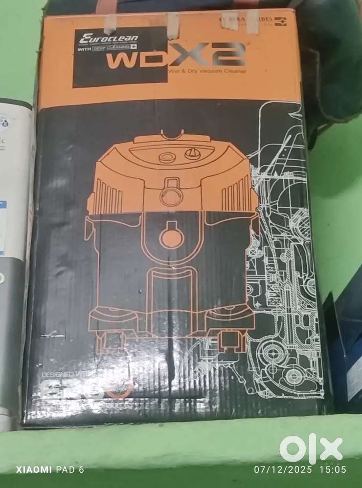 WDX2 vacuum cleaner wet and dry use