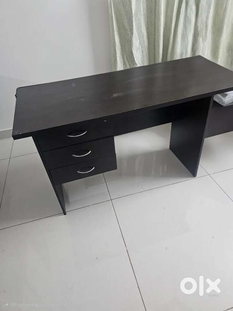 Laptop and study table