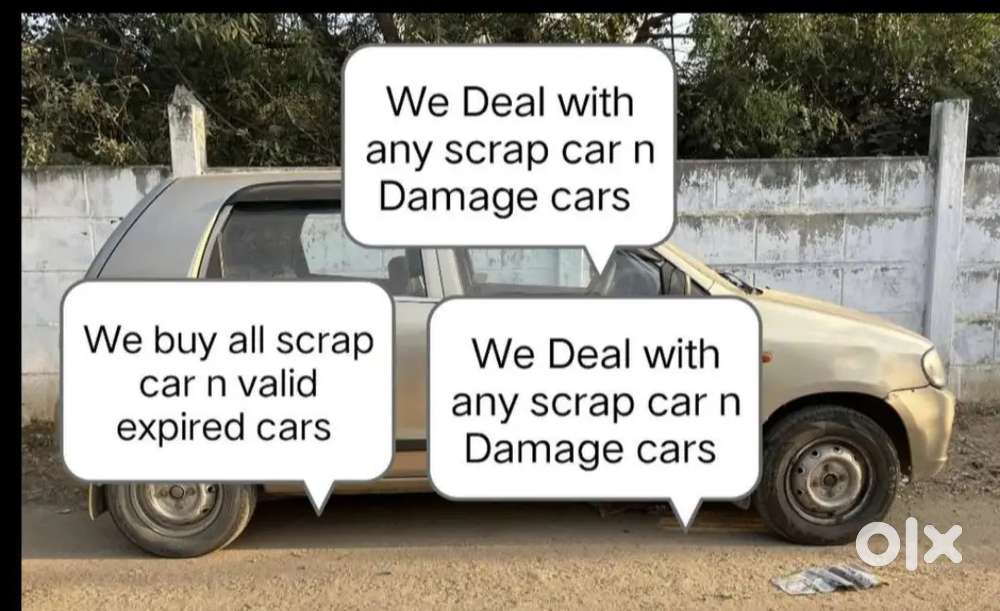 We Buy all scrap car n scrap car n valid expired cars n unused cars