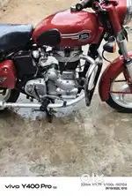 Old model bullet repainted bike