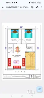 HOUSE IN KASHIPUR VAISHALI COLONY 2BHK  Rs. 26