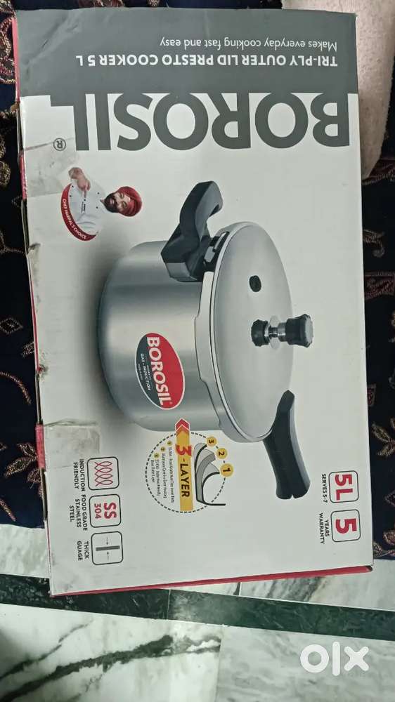 New Branded pressure kukar &. 2 pic. Kadai. Seal. Pack brosil.