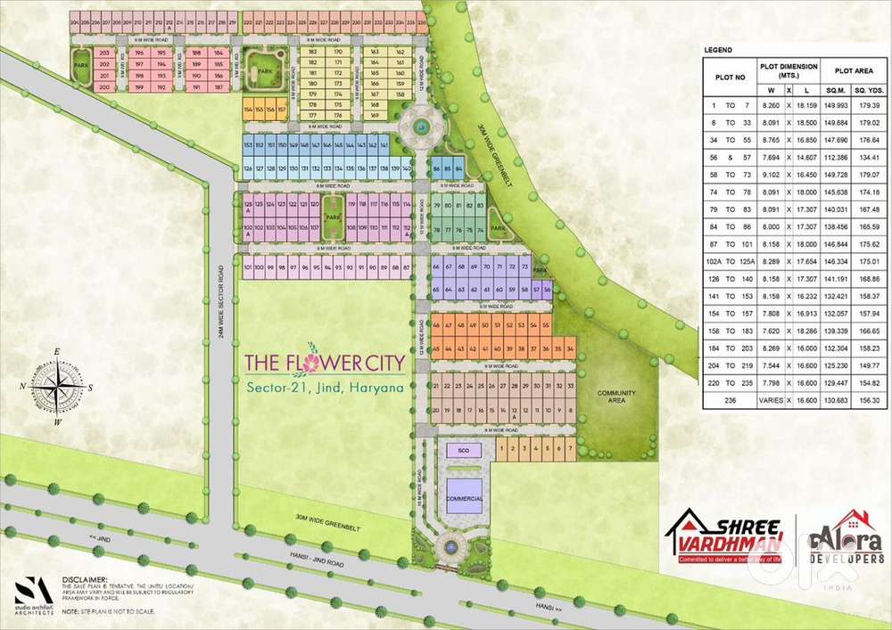 approved site the flower city jind hansi road