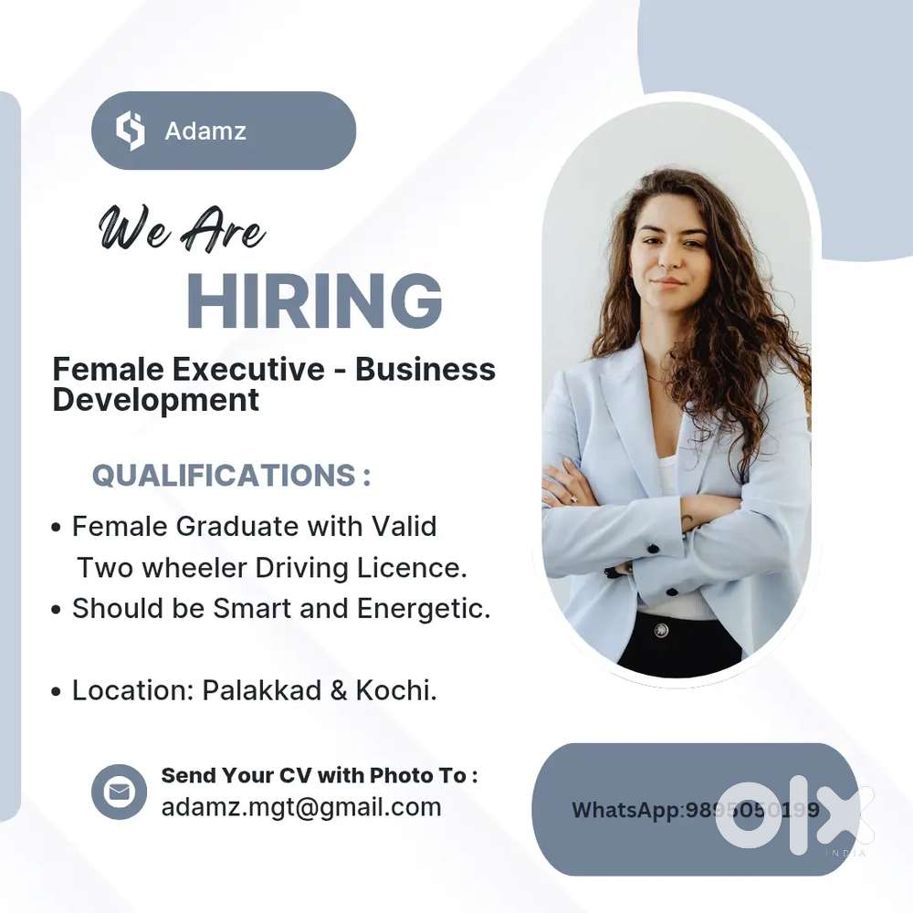 Wanted Female Executive - Business Development