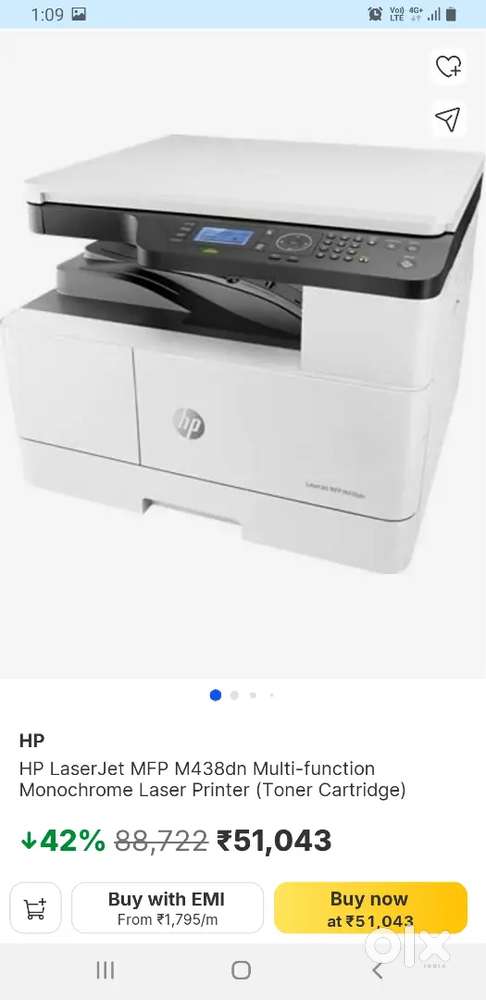 Printers laserjet MFP m438dn