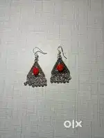 Metallic earrings