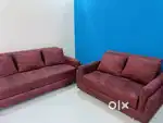 3*2 SOFA TOP CONDITION,DOUBLE HANDLE, 7 feet by 5 feet