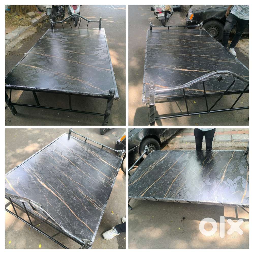 6x4 Steel Cot + Plywood Top