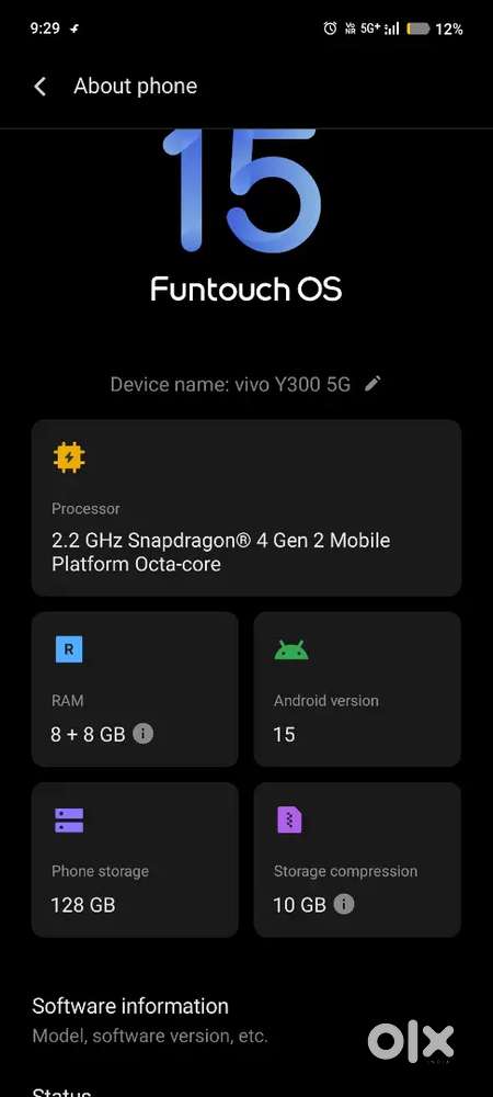 8GB ram 128 GB internal storage