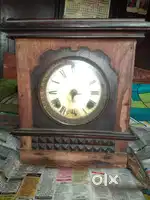 Antique clock mantel