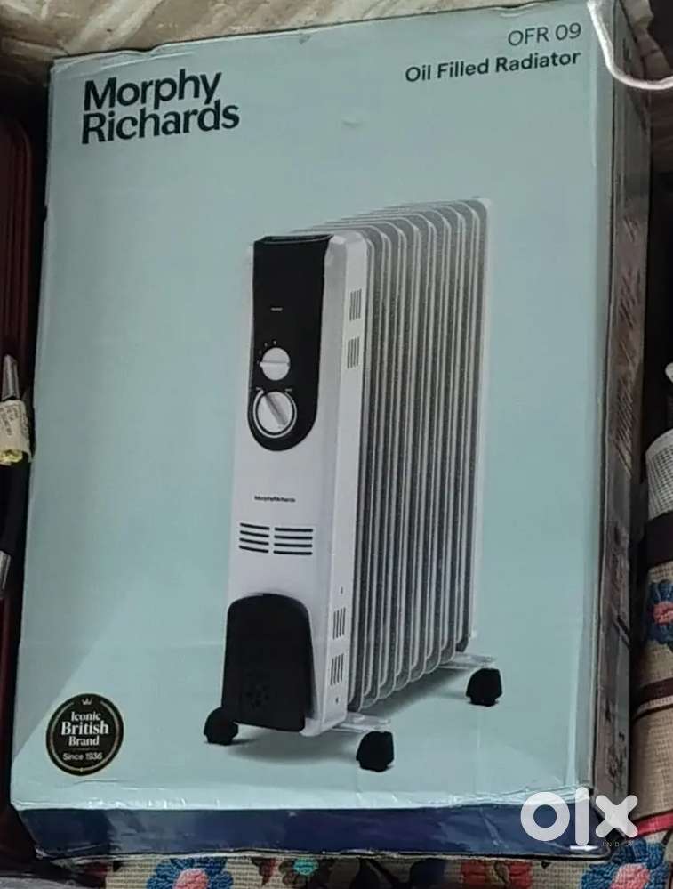 New Morphy Richards oil filled room heater with 9 fins