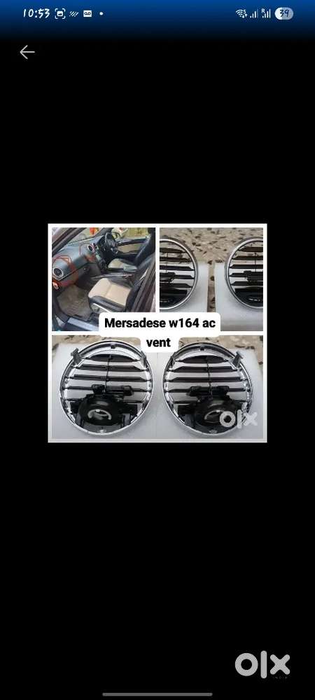 Mercedes W164 AC vents