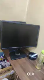 Dell 24 inch backlight LED monitor ,vga Port,dvi port ,power Port