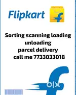 Sorting scanning loading unloading parcel delivery kota