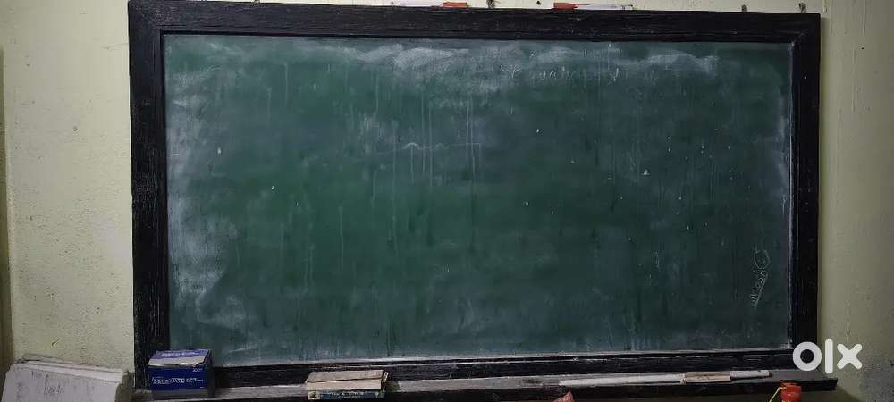 Green board ,7 by 4, pure glass ,wooden frame