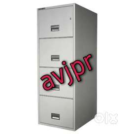 New four self iron file rack with sliding box system file cabinet