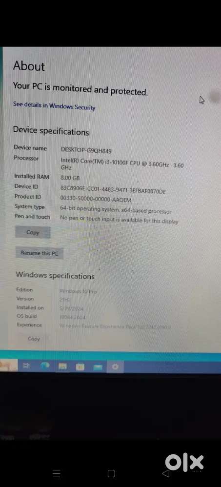 Desk top for sale