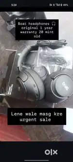 Boat headphones original 1 year warranty 5 din old leke wale call kre