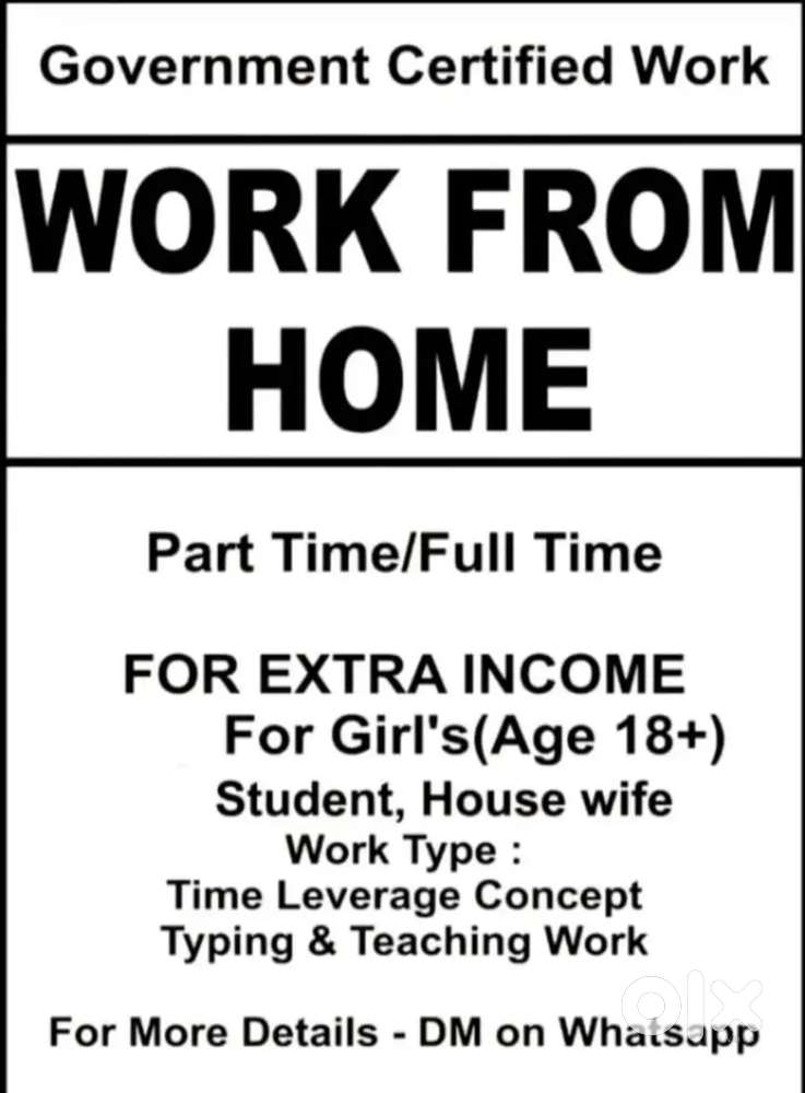 Online work form Home