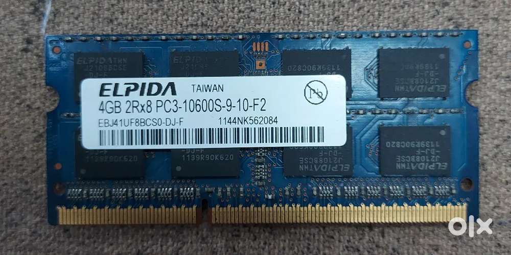 Elpida 4gb ram rdd3 1600 laptop