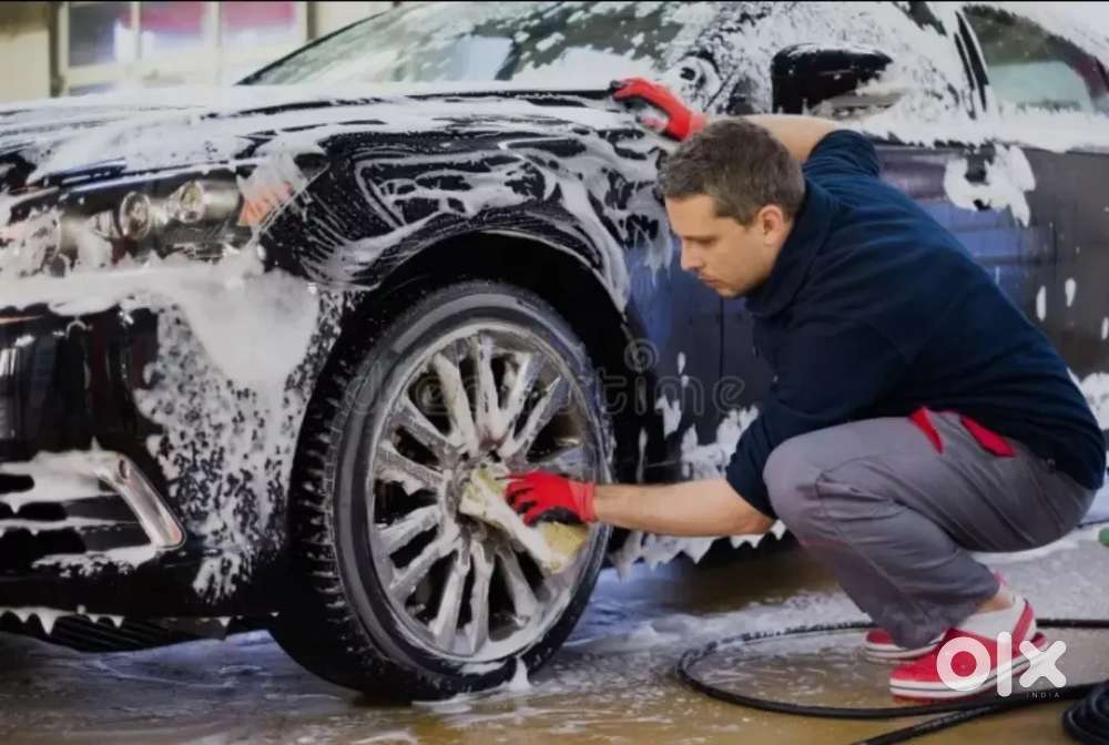 Required car washing boy