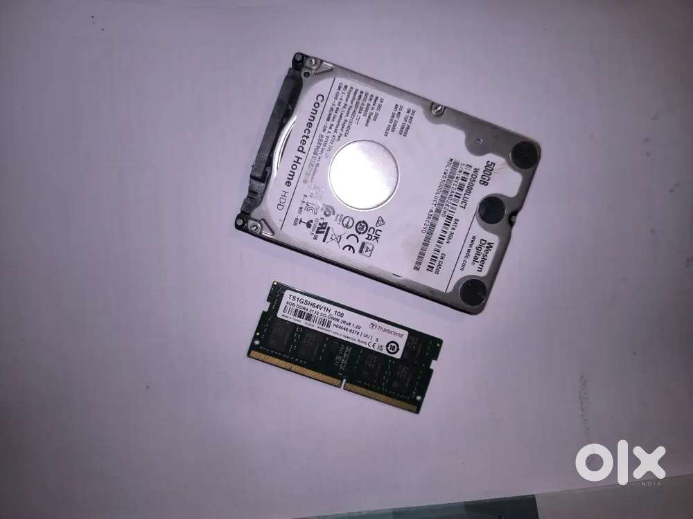 500 GB HDD & 8 GB DDR4 RAM for Laptop & Pc